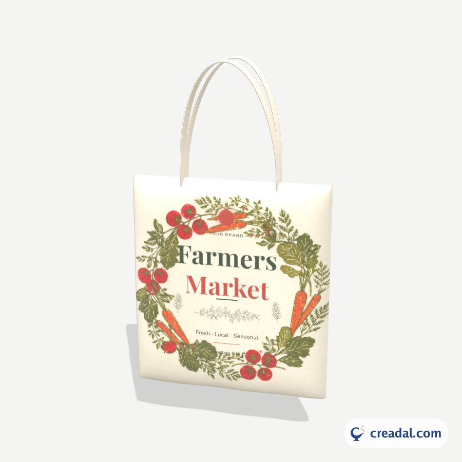 Tote Bag Design: Farmers Market