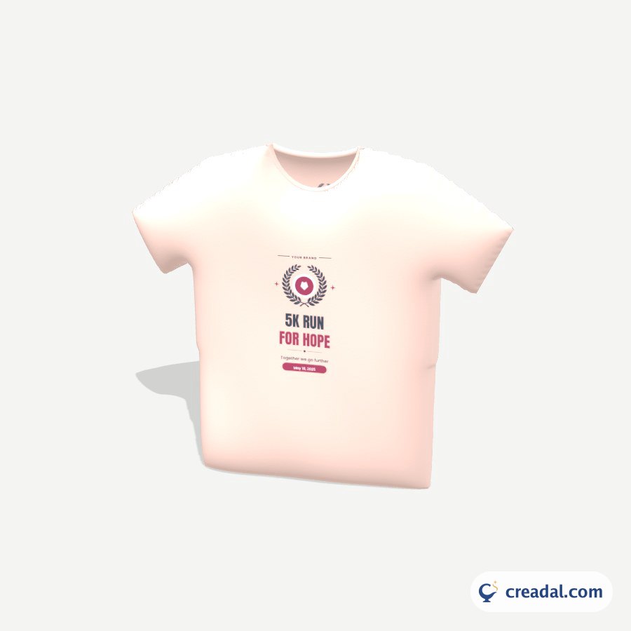 T-shirt Design: charity run