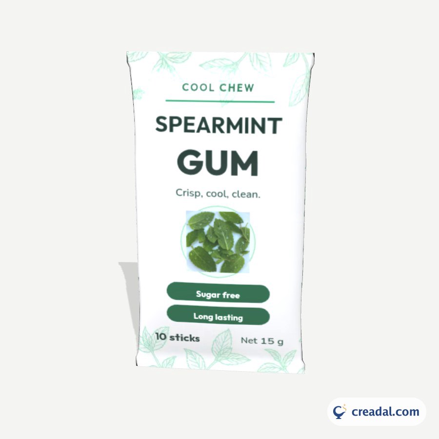 Spearmint Gum Pack