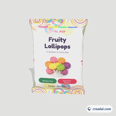 عبوة مصاصات الفواكه