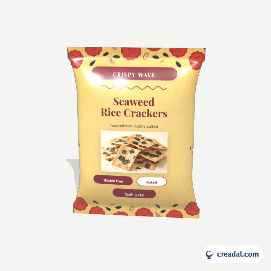 Seaweed Rice Crackers Pack