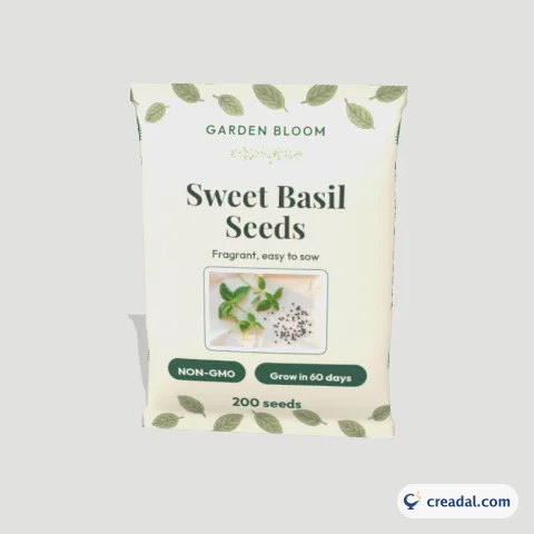 عبوة بذور الريحان الحلو