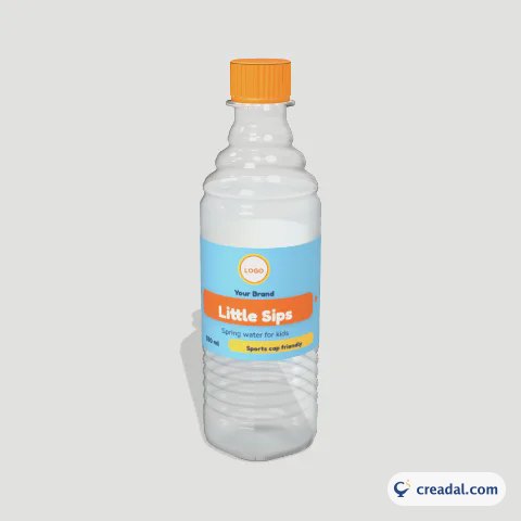 PET Water Bottle 3D: Kids Fun Water