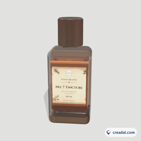 زجاجة عطر ثلاثية الأبعاد: صيدلية عتيقة