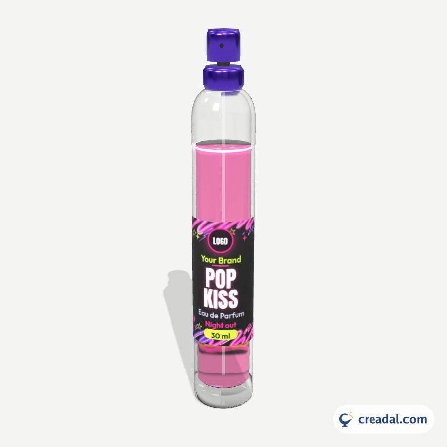 Perfume Bottle 3D: Neon Pop