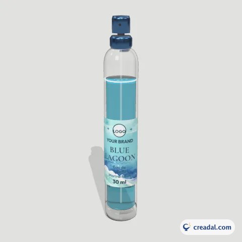 زجاجة عطر ثلاثية الأبعاد: أكوا المحيط
