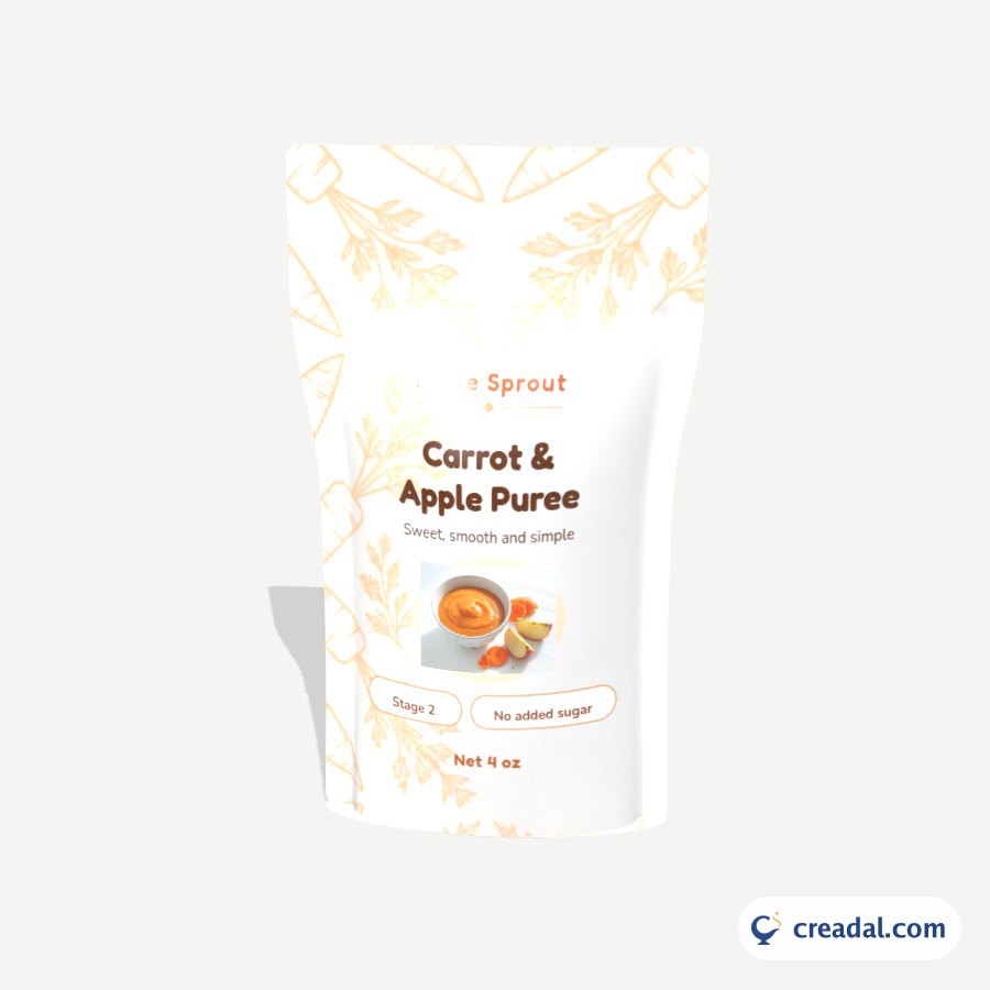 Carrot & Apple Baby Puree