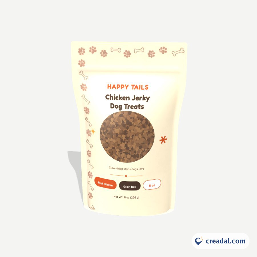 Chicken Jerky Dog Treats Pouch