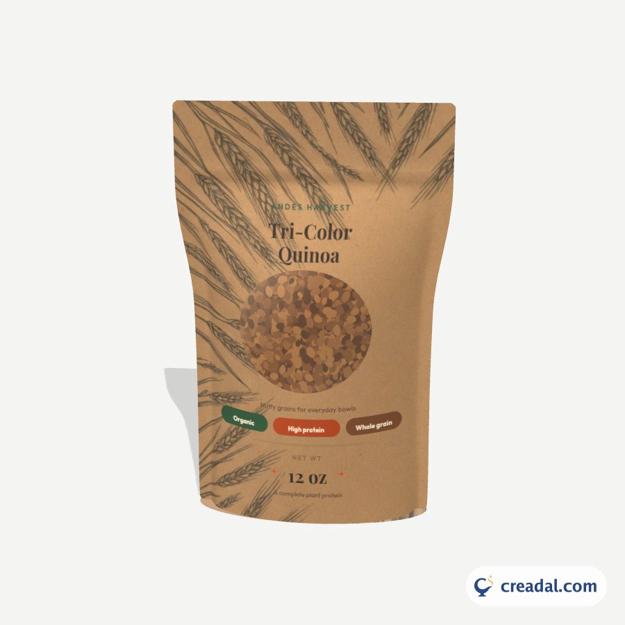 Tri-Color Quinoa Pouch