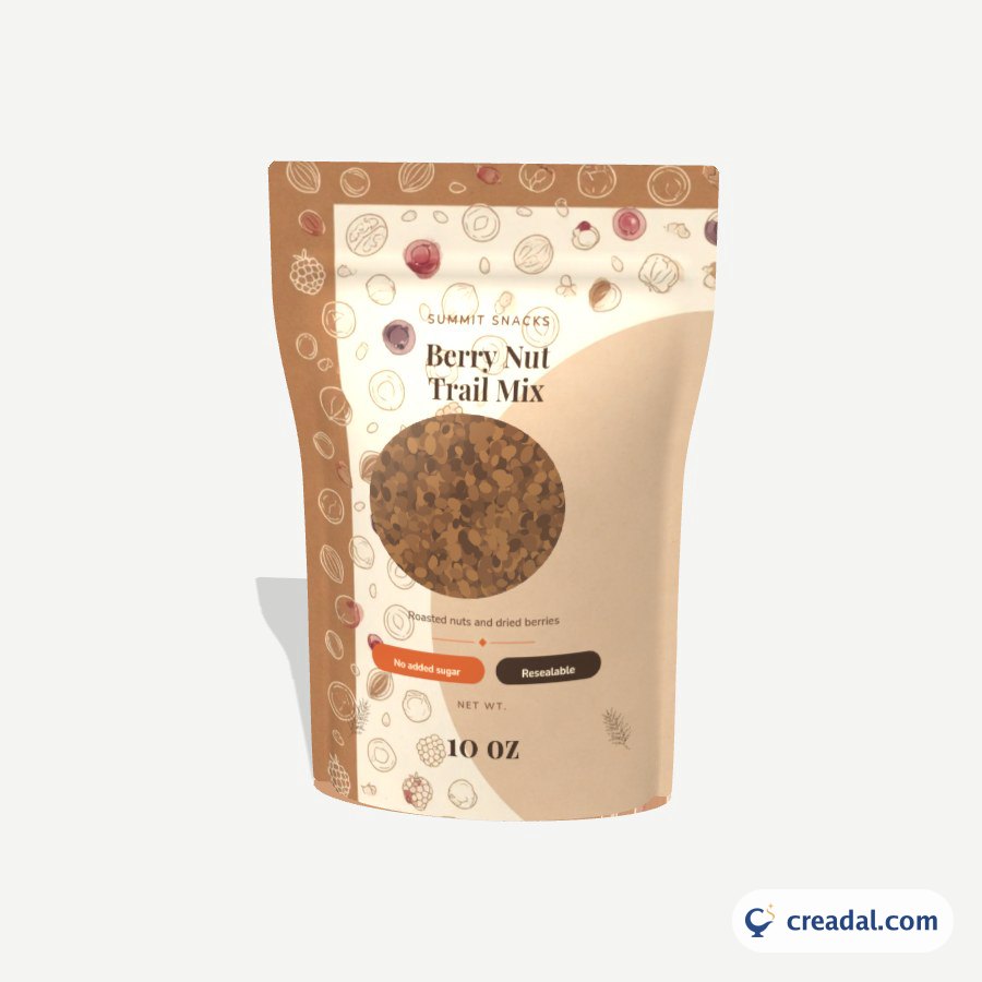 Trail Mix Dik Duracak Poşet