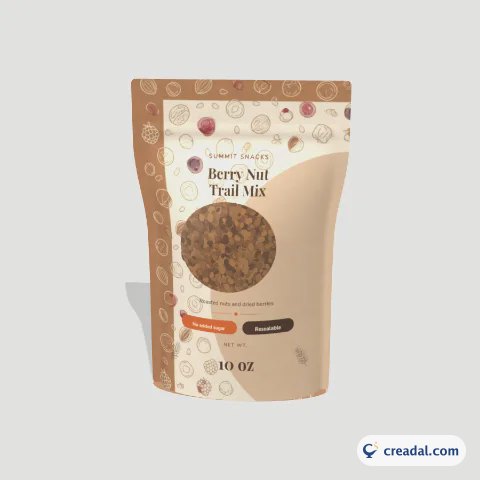Trail Mix Dik Duracak Poşet