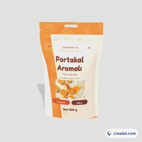 Portakal Aromalı Toz İçecek