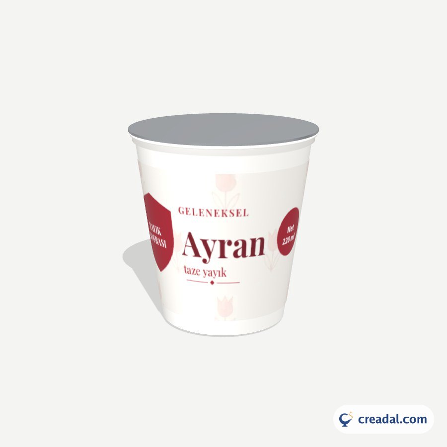 Geleneksel Ayran Etiketi