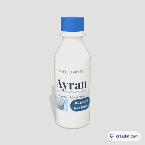 ملصق زجاجة العيران