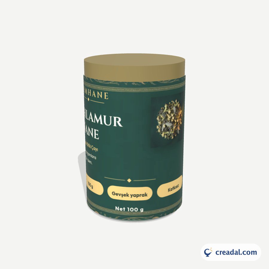 Linden and Mint Tin Label