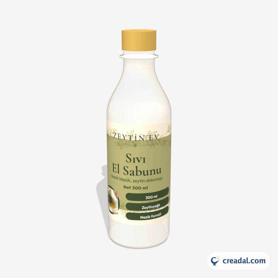Olive Oil Liquid Hand Soap Label