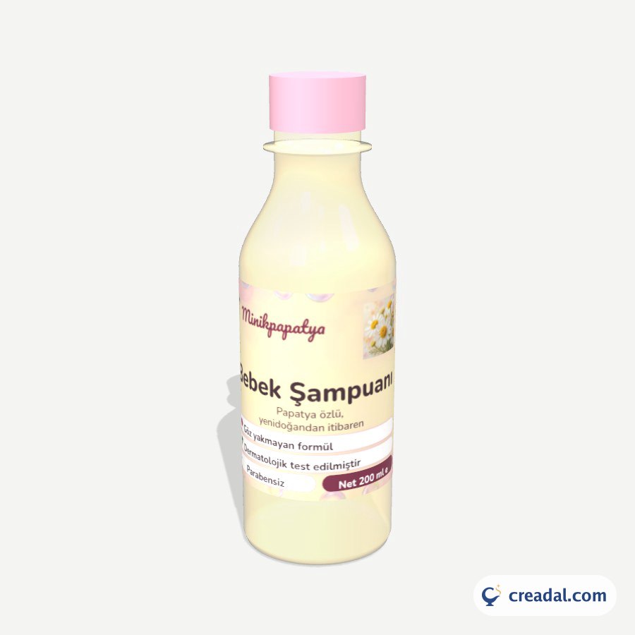 Baby Shampoo Label