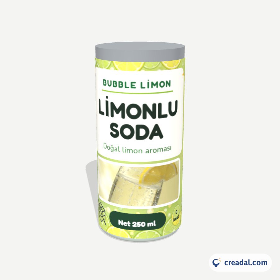 Lemon Soda Carton Sleeve