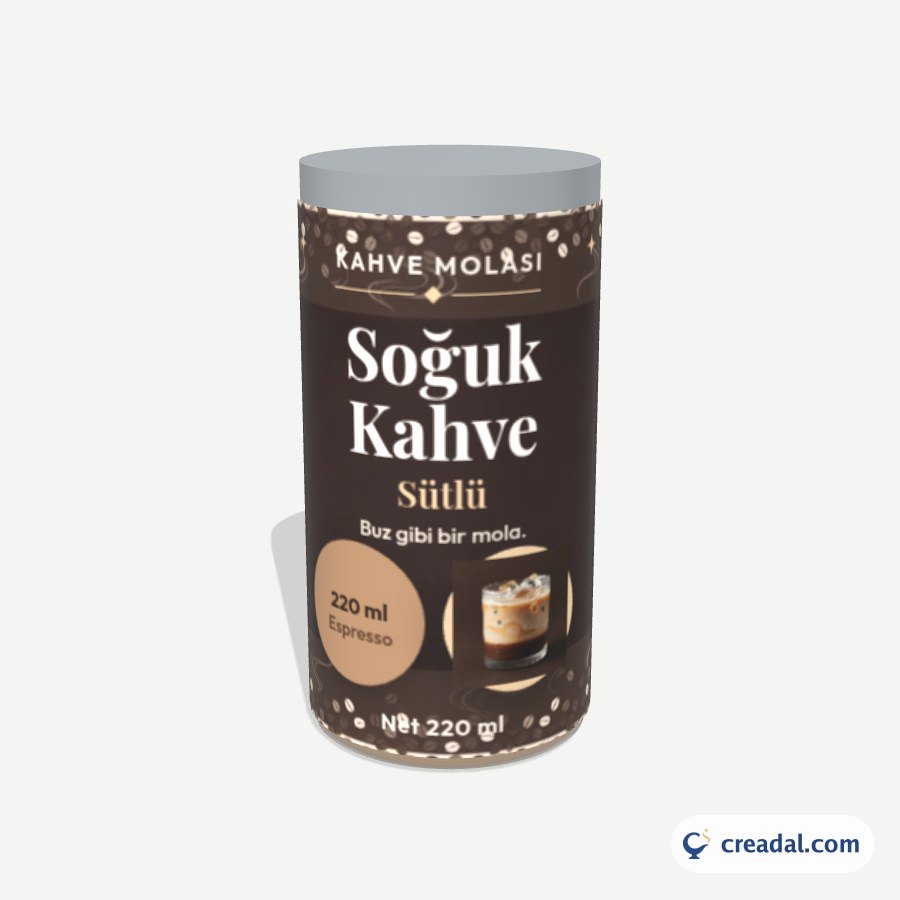 Milk Iced Coffee Carton Sleeve