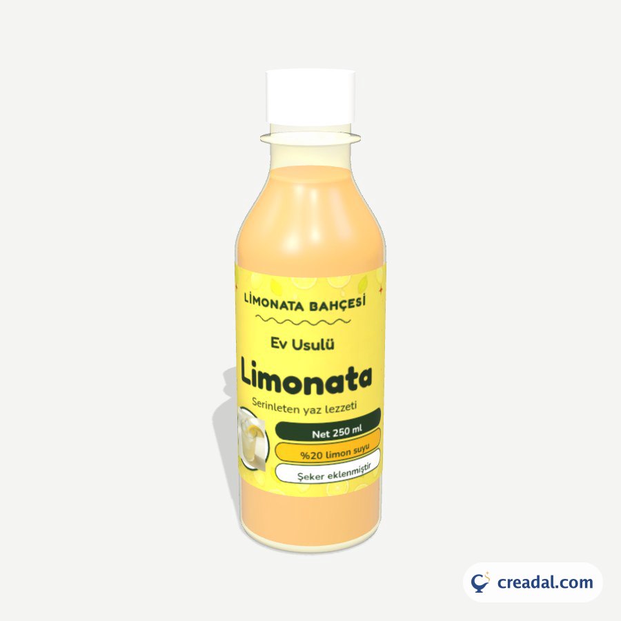 Ev Usulü Limonata Etiketi