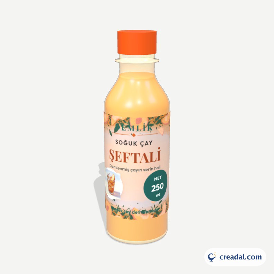 Şeftali Soğuk Çay Etiketi