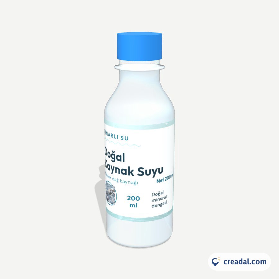 Natural Spring Water Label