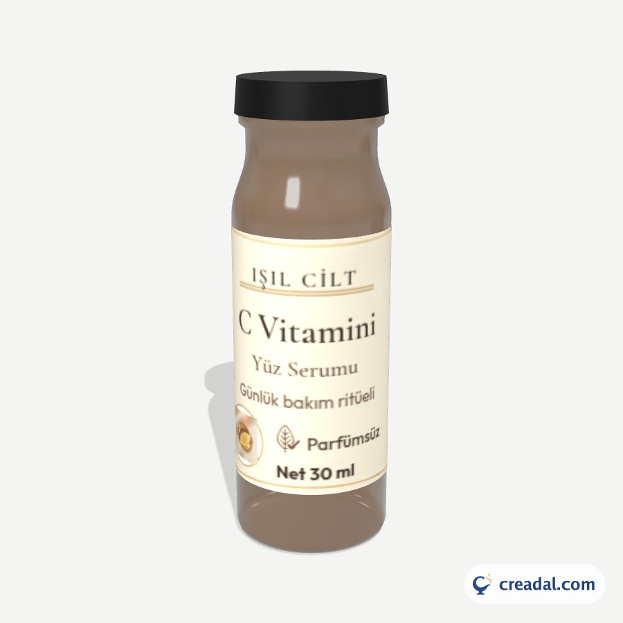 Vitamin C Face Serum Label