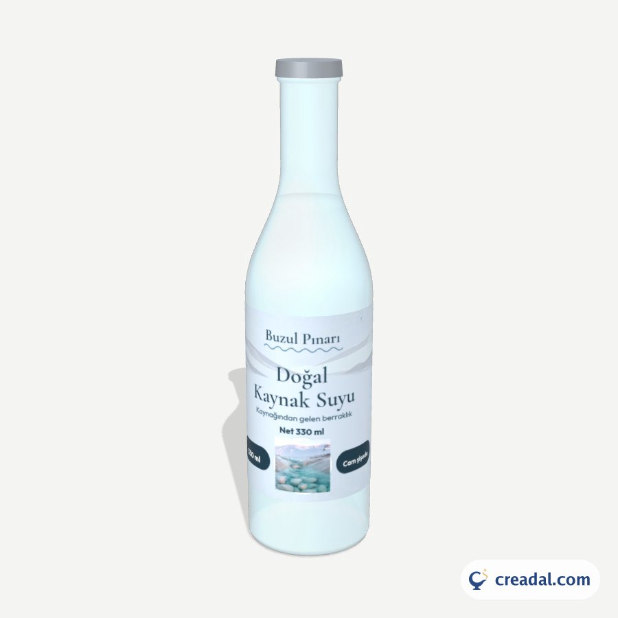 Glacier Spring Bottle Label