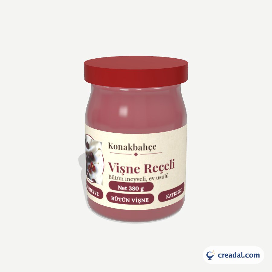 Vişne Reçeli Etiketi