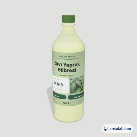 Sıvı Yaprak Gübresi Etiketi