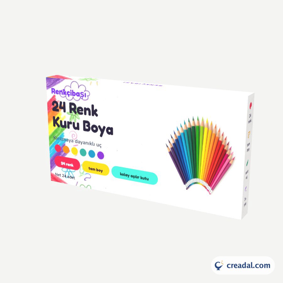 24-Color Pencil Box