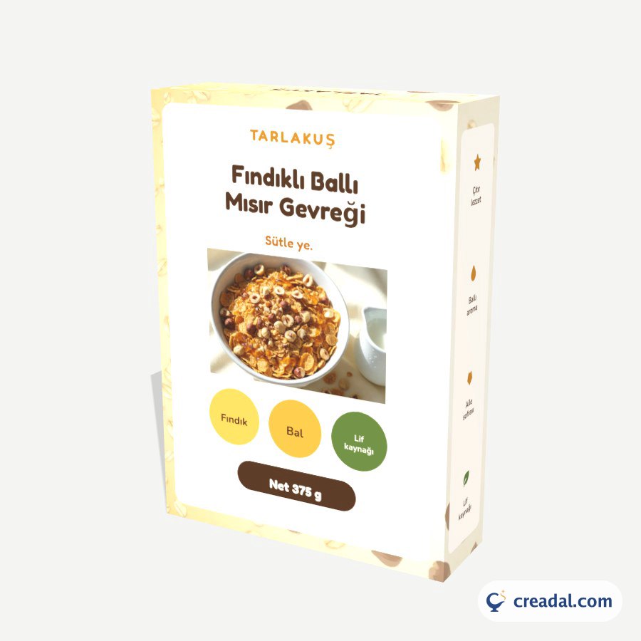 Honey Hazelnut Corn Flakes Box