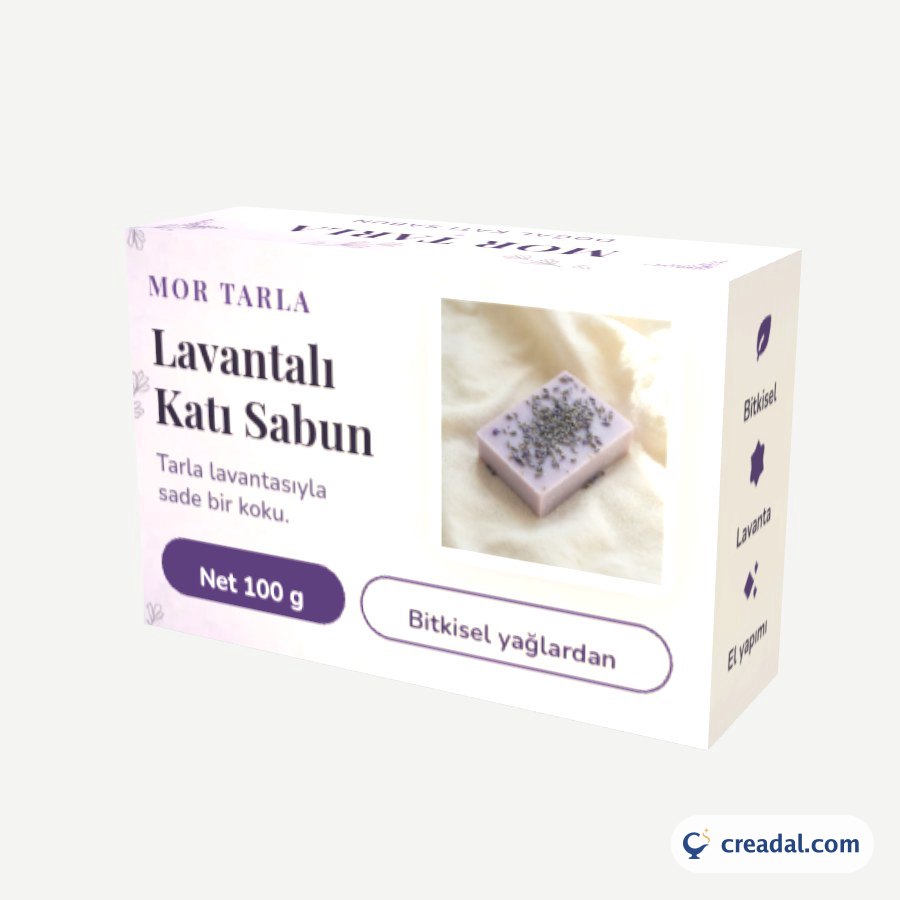 Lavender Bar Soap Carton
