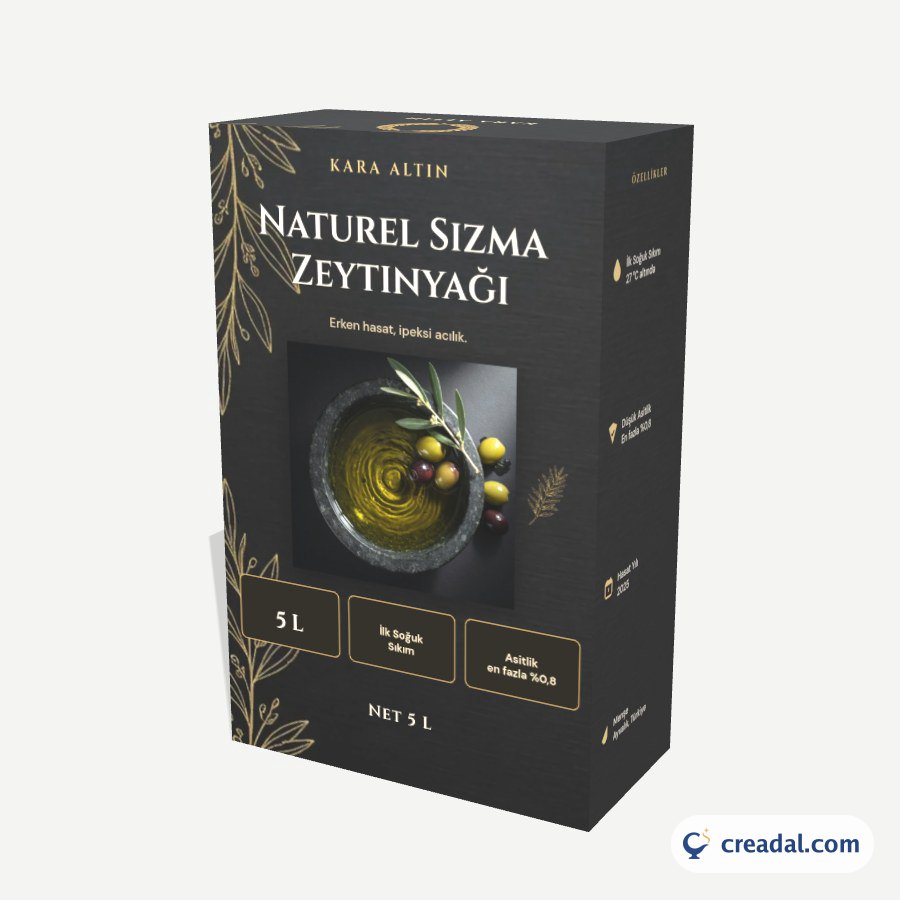 Naturel Sızma Zeytinyağı Tenekesi