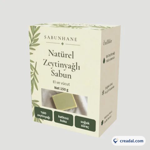 Natural Olive Oil Soap Box