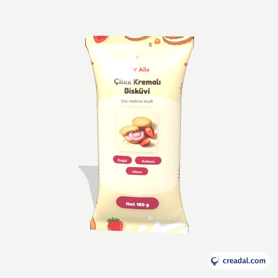 Strawberry Cream Biscuit Pack