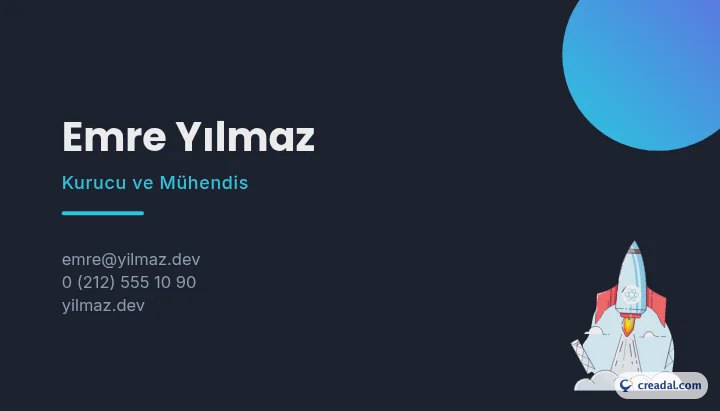 Business Card Dark