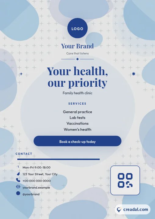 Clinic Brand Kit: A4 Flyer