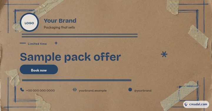 Packaging Brand Kit: Promo Banner