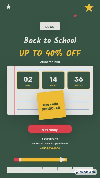 Oferta volta às aulas: Story do Instagram