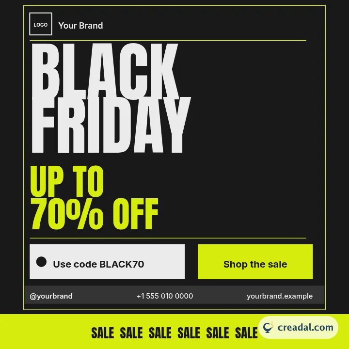 Oferta Black Friday: Post do Instagram