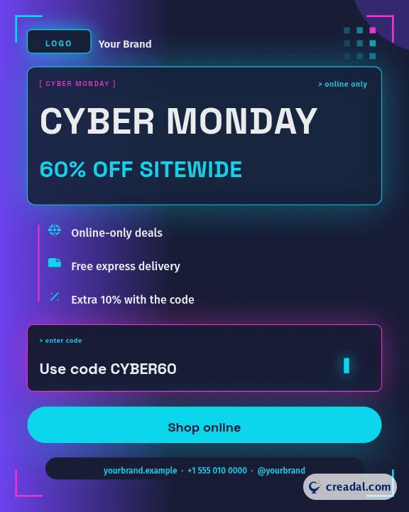 Ofertas Cyber Monday: post retrato 4:5