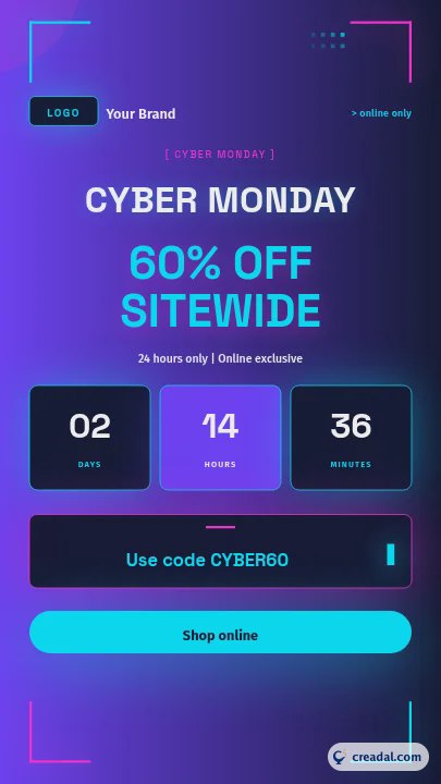 Ofertas Cyber Monday: Story do Instagram