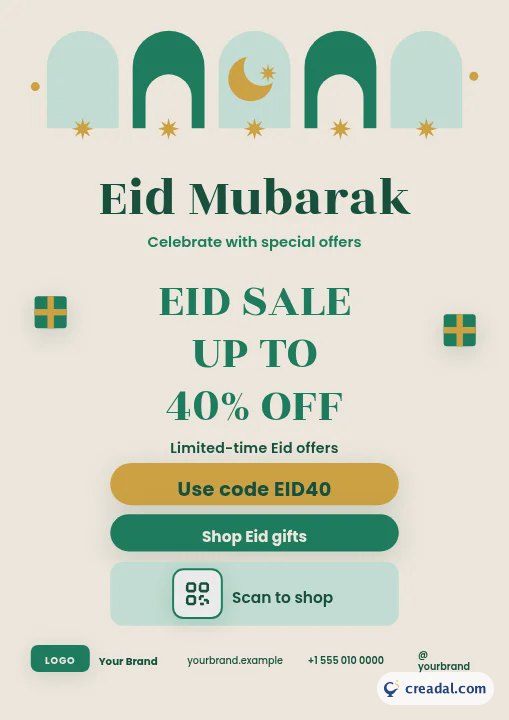 Eid Sale: A4 Poster