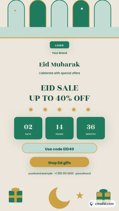 Promoção de Eid: Story do Instagram