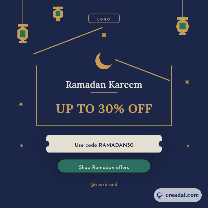 Ofertas de Ramadã: Post do Instagram