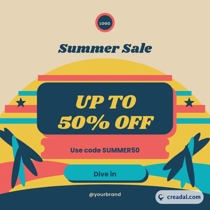 Promoção de verão: post do Instagram