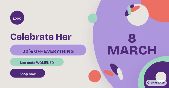 Promoção do Dia da Mulher: Banner web