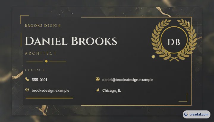 Architect Business Card