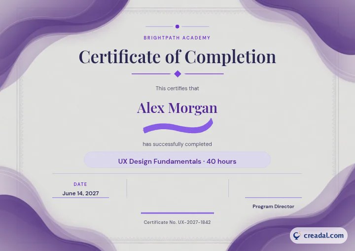 Certificado de conclusão
